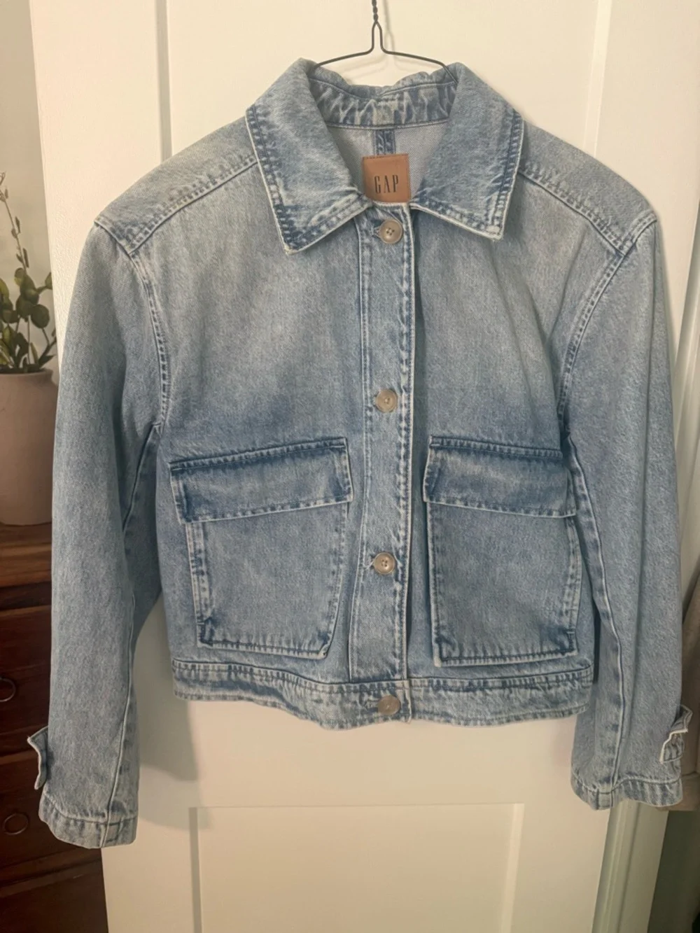 GAP Light Blue Denim Utility Jacket - Picture 2 of 4